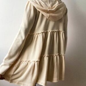 EUC Free People Tiered Hoodie